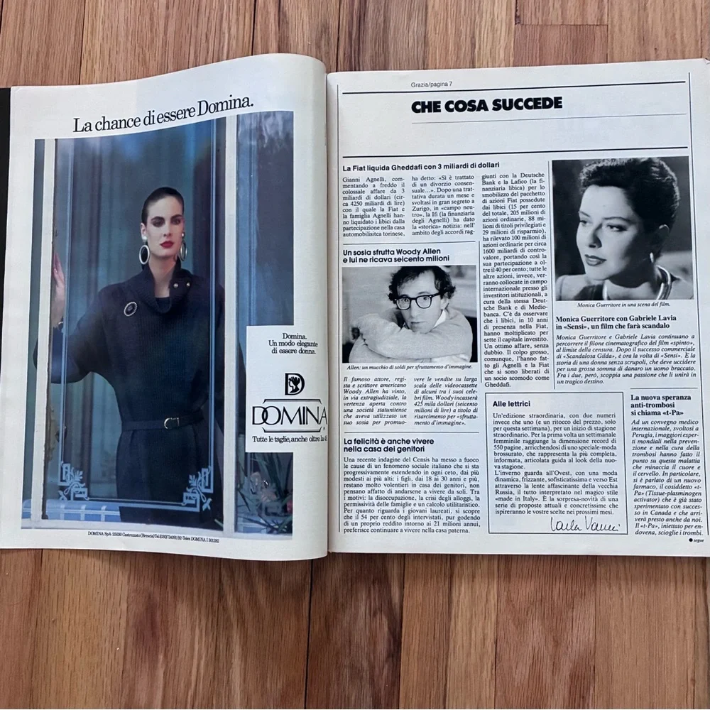 GRAZIA MAGAZINE please note